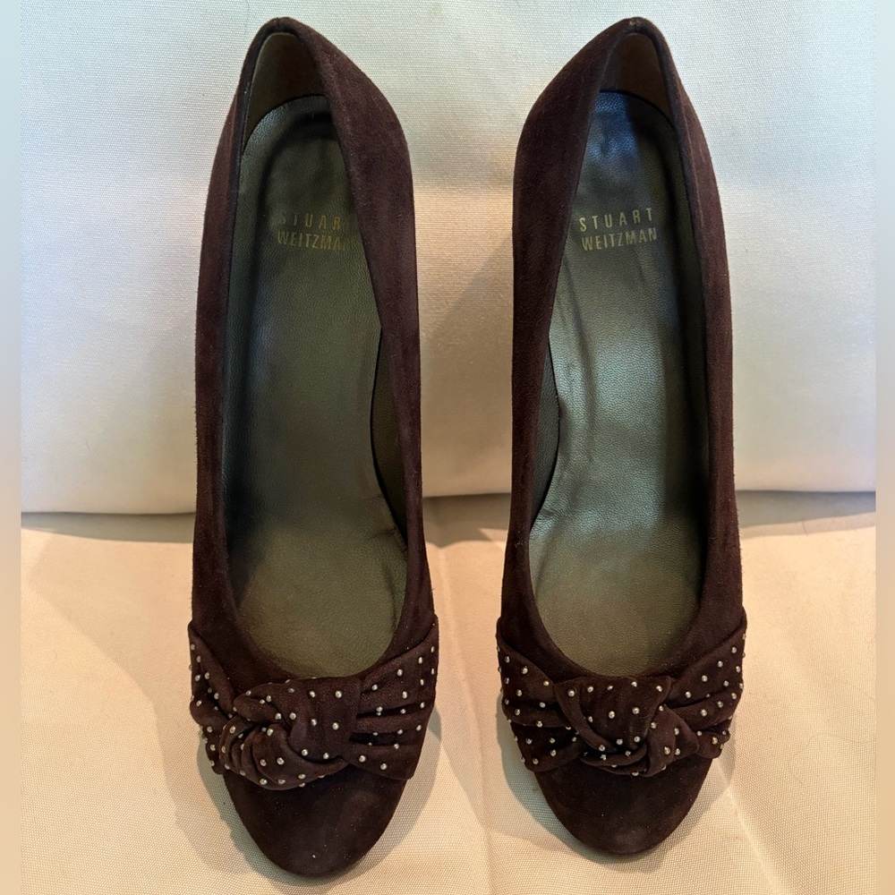 Women's Brown Wedge Shoes Design - Stuart Weitzman